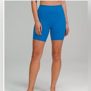 Lululemon align 6in biker shorts. Size 4. Worn once. (Part of a set)